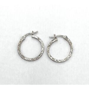 Hanin 925 Earrings Sterling Silver Hoops Design
